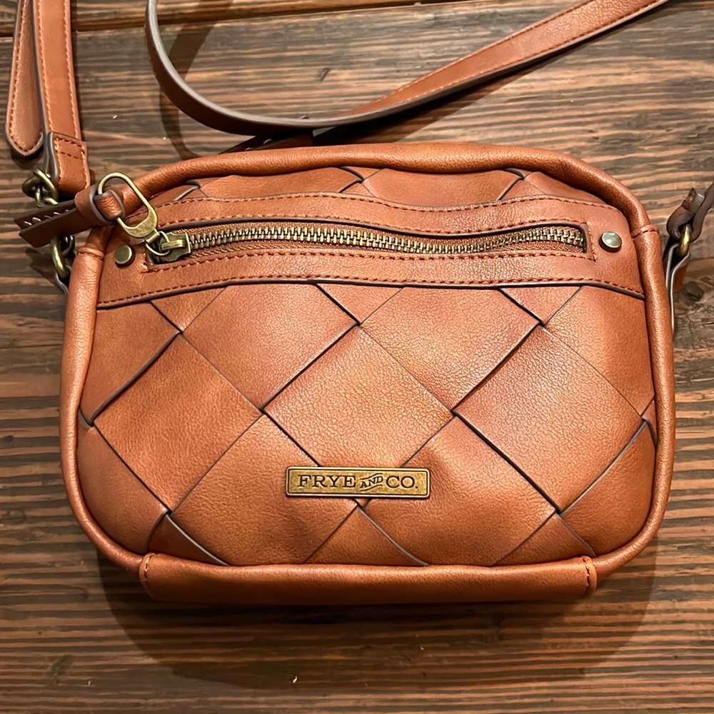 Frye and Co brown crossbody purse